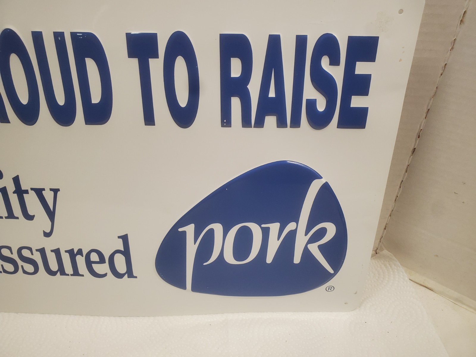 18″ X 12″ Metal Sign I’m Proud To Raise Quality Assured Pork Farm Decor