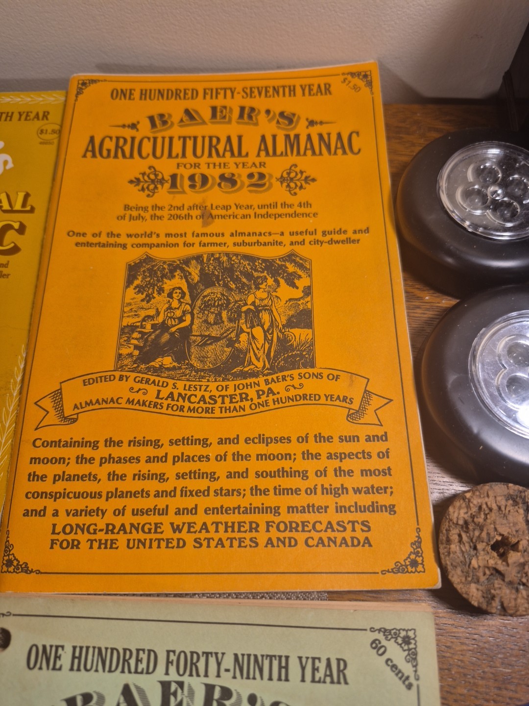 Vtg 8 John Baer’s Sons Agricultural Almanac Lancaster PA Farmers Almanac