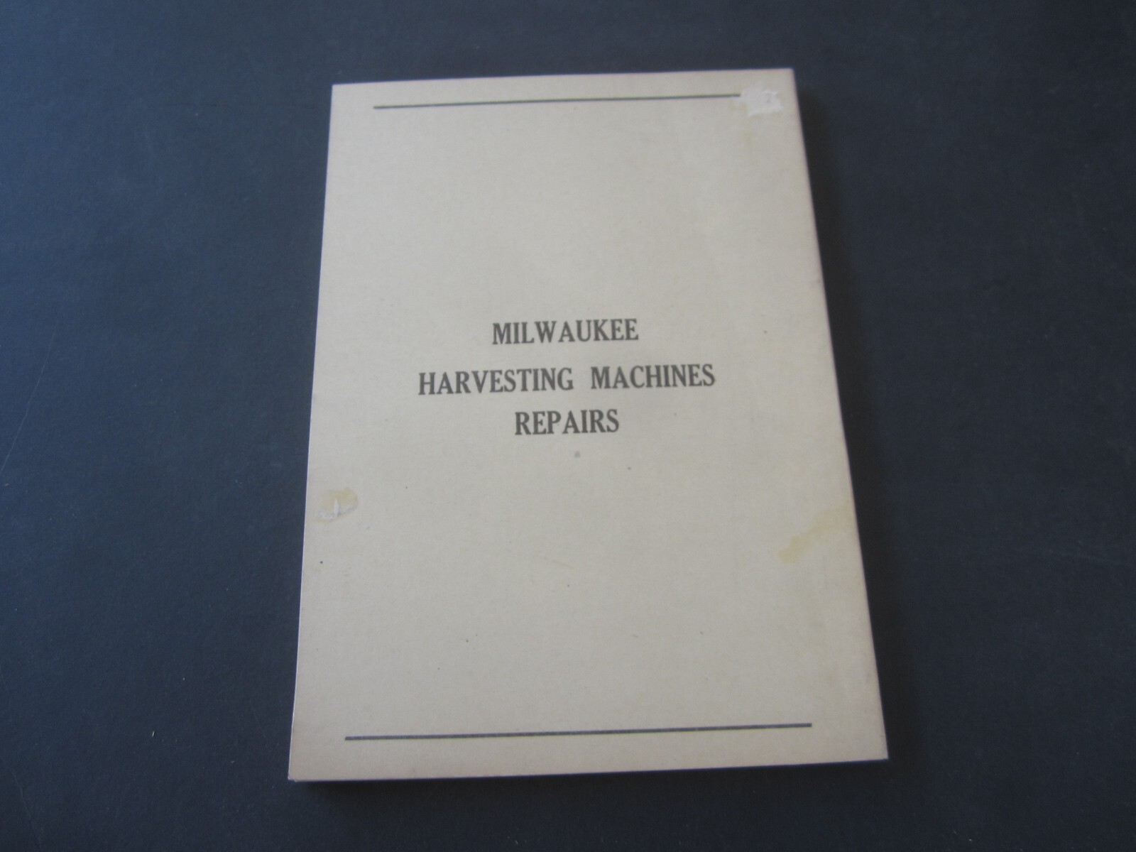 Old Vintage 1930’s – MILWAUKEE Harvesting Machines REPAIR PART CATALOG No. 37