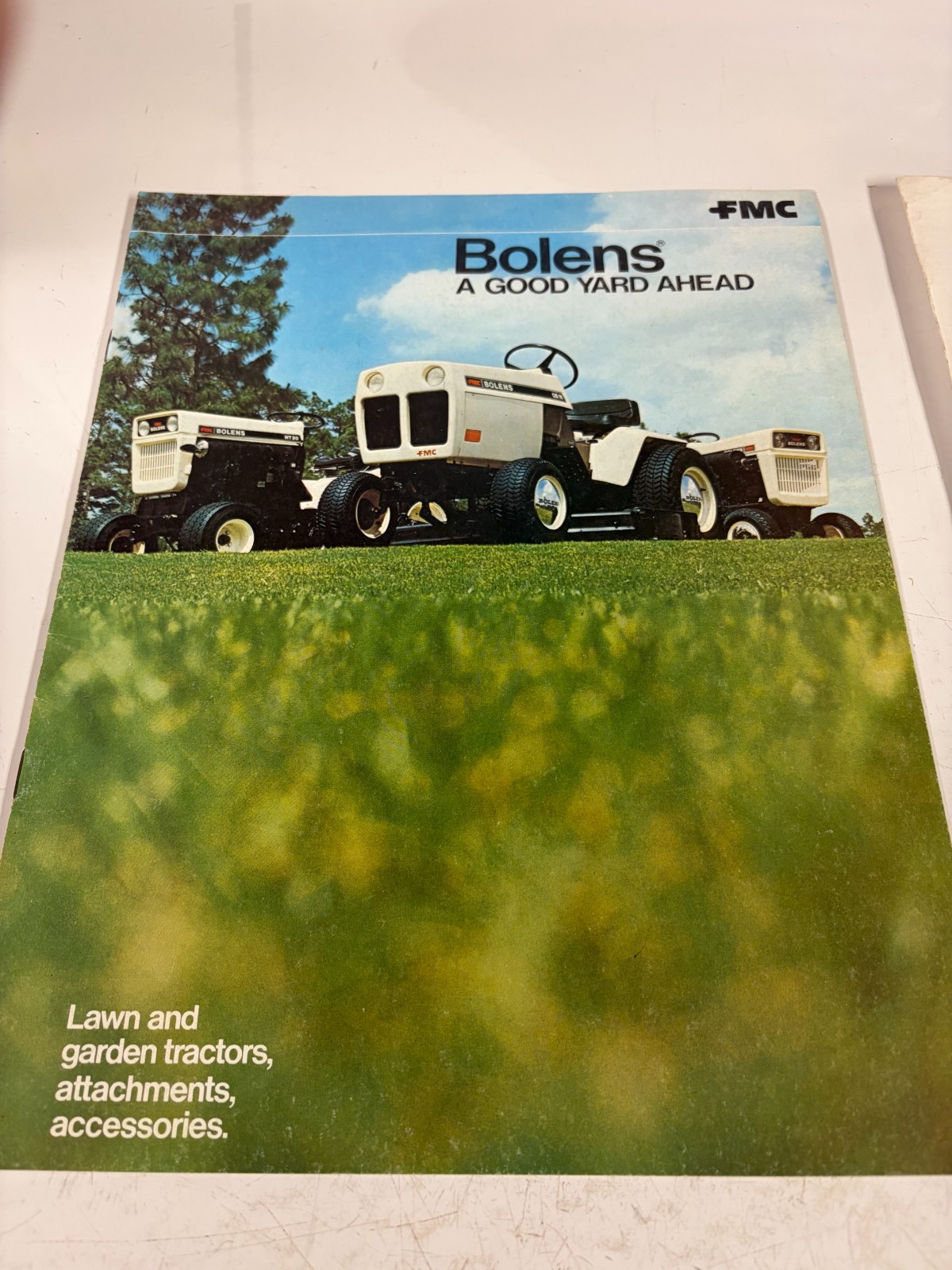 3 – Bolens and FMC Garden Tractor Dealers Sales Brochure Vintage 1970’s 1960’s