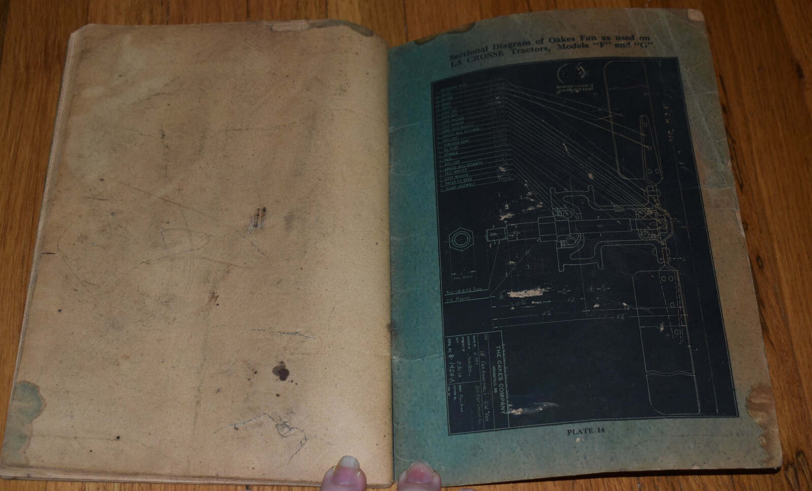 Vintage 1922 La Crosse WI Tractor Co Instruction Manual Model F G H REPAIR LIST