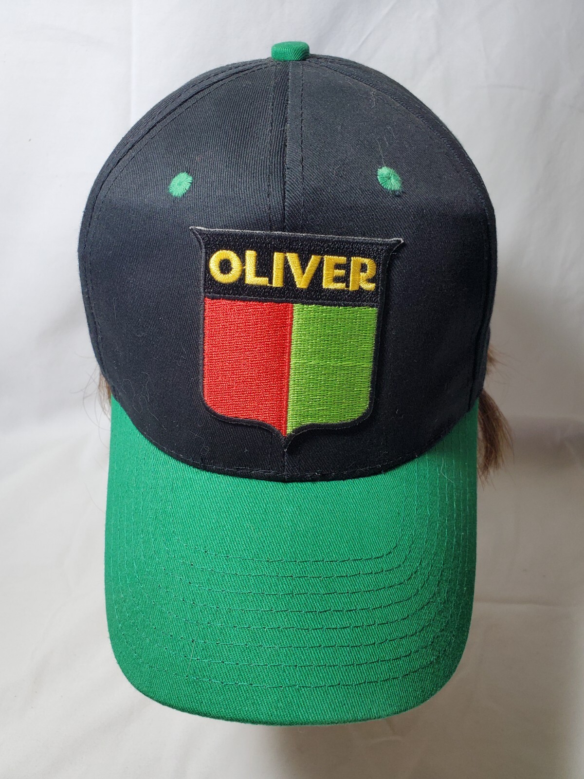 Oliver Vintage Embroidered Logo Double Row Snapback Hat Cobra 100% Cotton