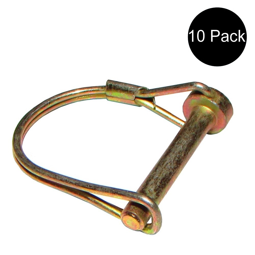 10 pk Round PTO Lock Pin 1/4″ Diameter PTO Shaft Locking Pins 1.5″ Usable Length