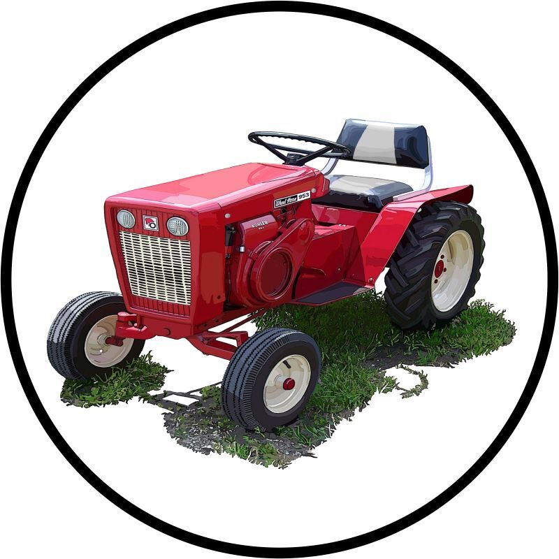 Wheel Horse Model 953 Lawn Tractor NEW Metal Sign 28″ Dia. Round AMERICAN STEEL