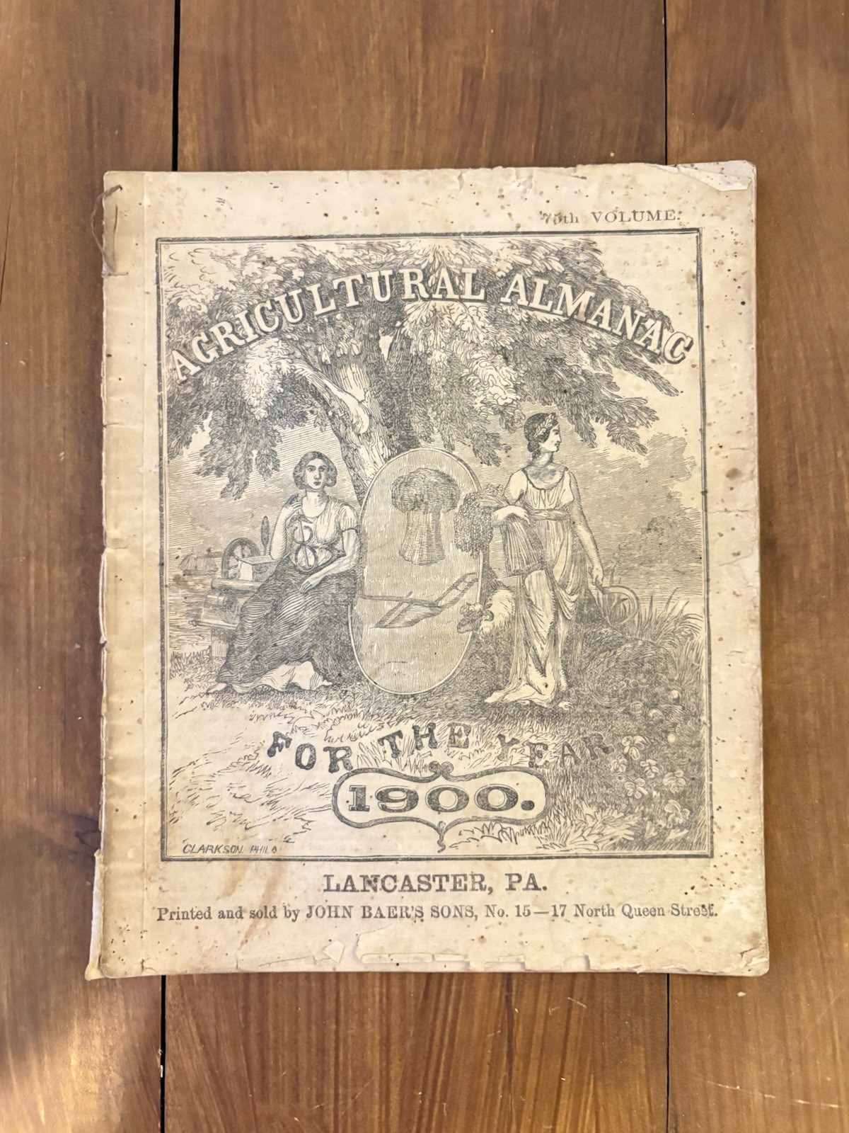 Lot Of 23 John Baer’s Agricultural Almanac Lancaster, PA Antique! 1900’s
