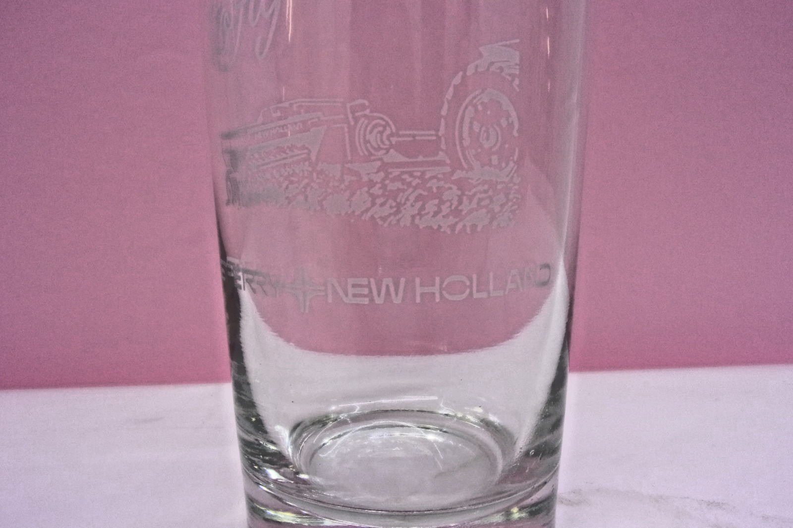 1980 commemorative glass 85 years Sperry New Holland’s service to agriculture