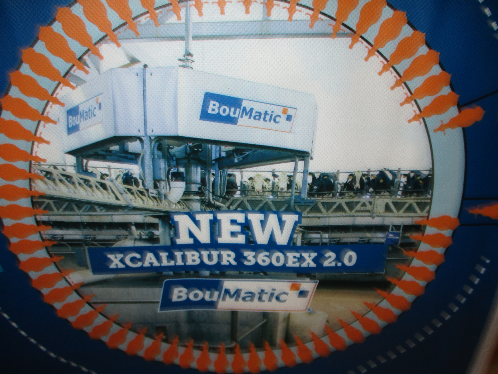 2 BOUMATIC DAIRY Shopping Bag Lot 13.5″x13.75″ (Orange/Blue) XCALIBUR 360EX 2.0