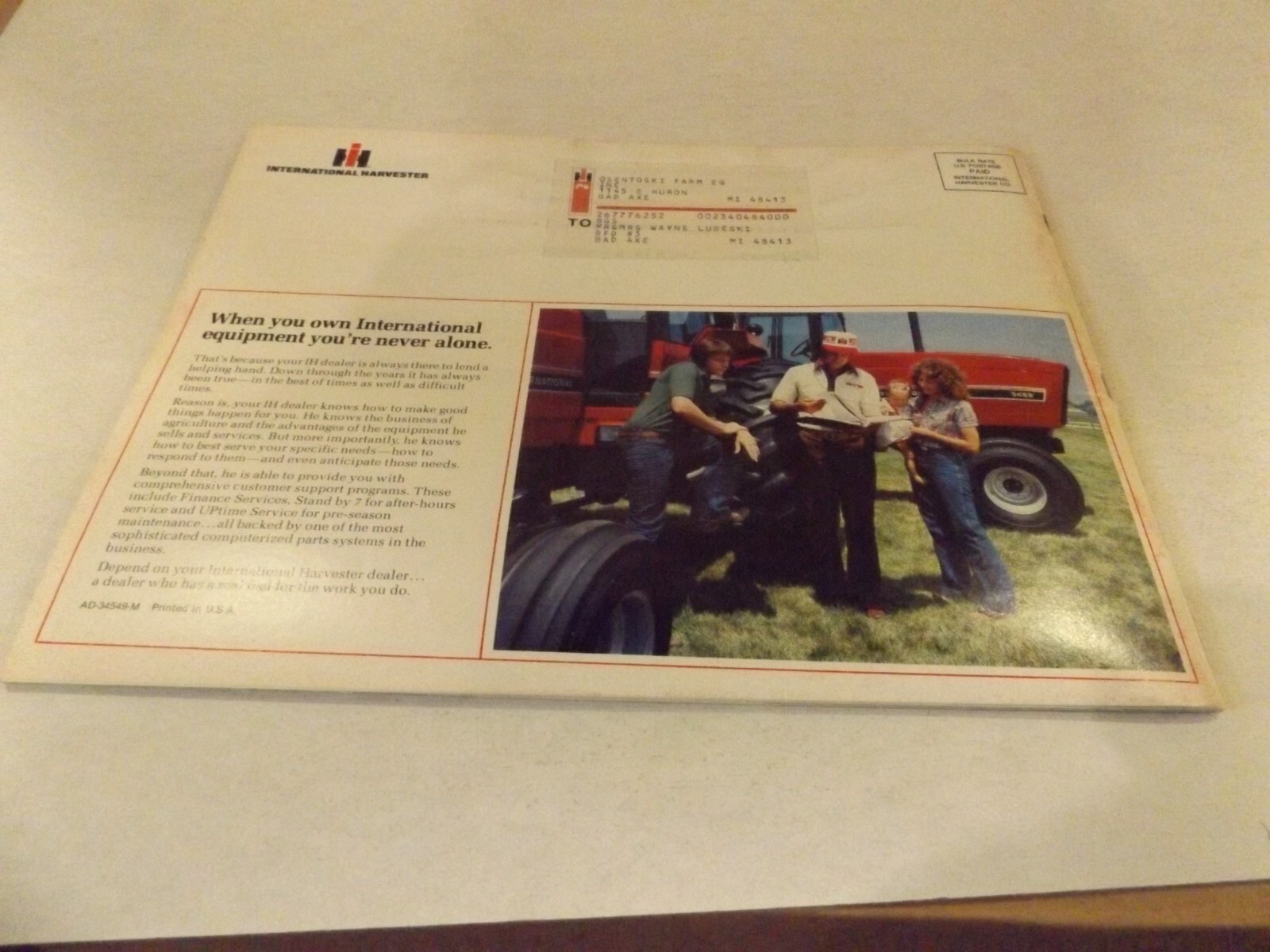 1983 INTERNATIONAL AG EQUIPMENT BUYER’S GUIDE , LIT # AD-34549-M