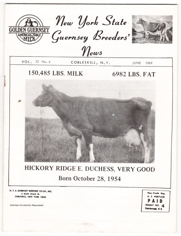New York State Guernsey Breeders’ News, Vol. 33, No. 6, June 1969