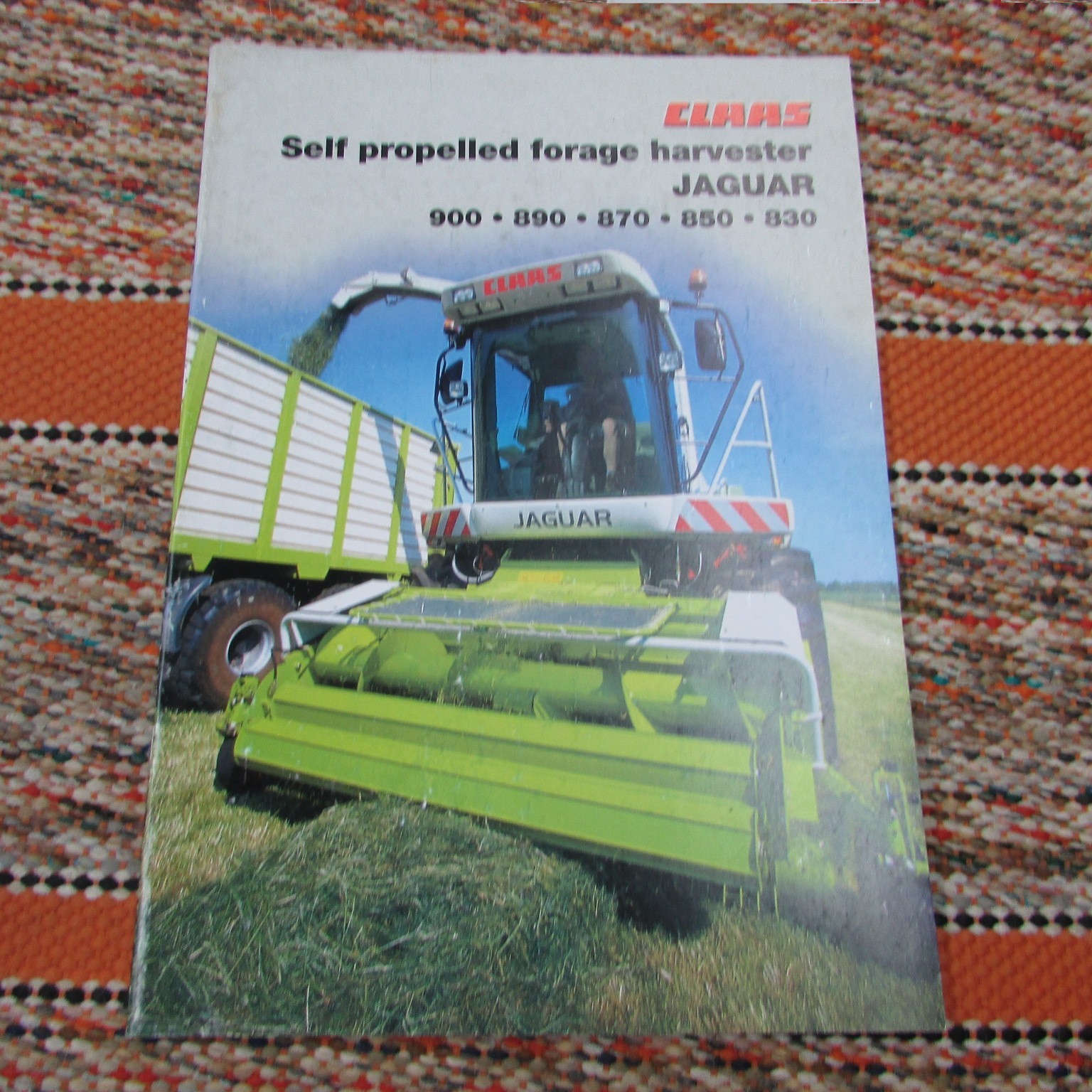 Claas Forage Harv. Jaguar Brochure: 900, 890, 870, 850, 830