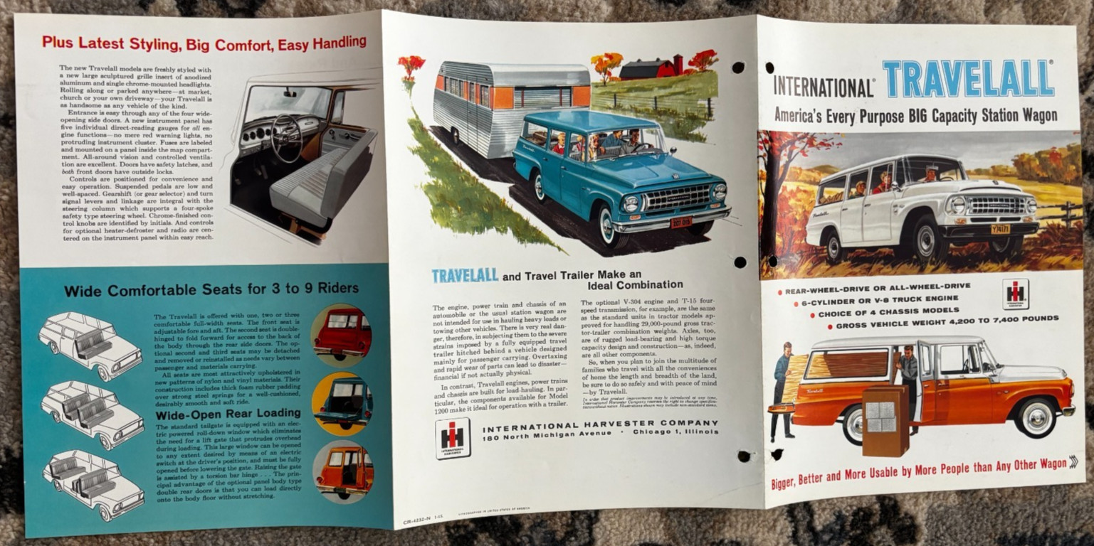 International Harvester Travelall For 1963 Brochure DCPA26