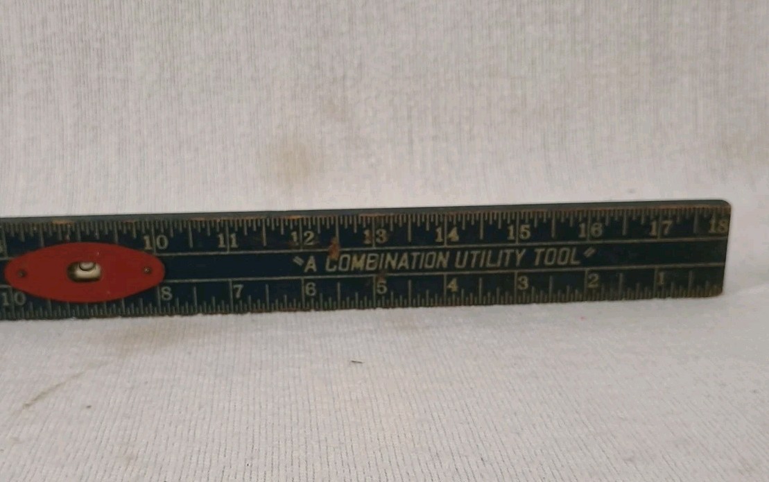 Hulting Hybrids Seed Corn Agriculture Advertising 18″ Ruler Level Geneseo IL