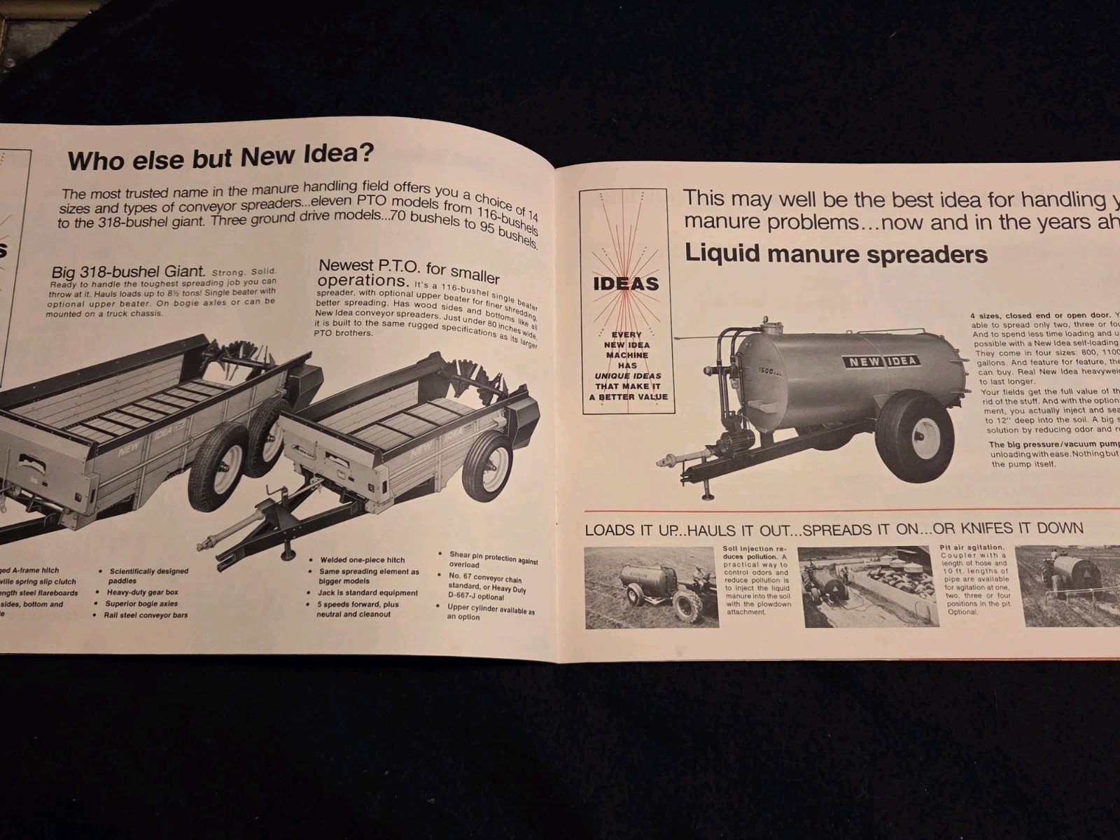 1972 New Idea Equipment Brochure Uni-System Superpicker Madison South Dakota