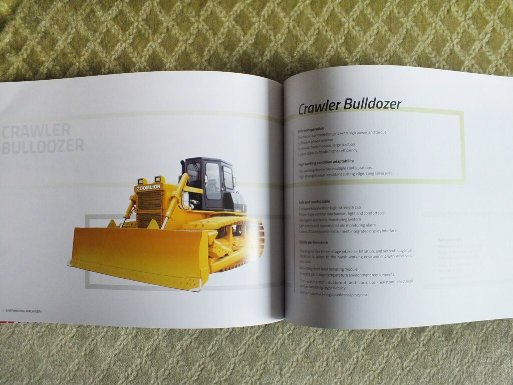 ZOOMLION Full Product Catalog Excavators Buldozers Cranes Tractors Brochure 2018