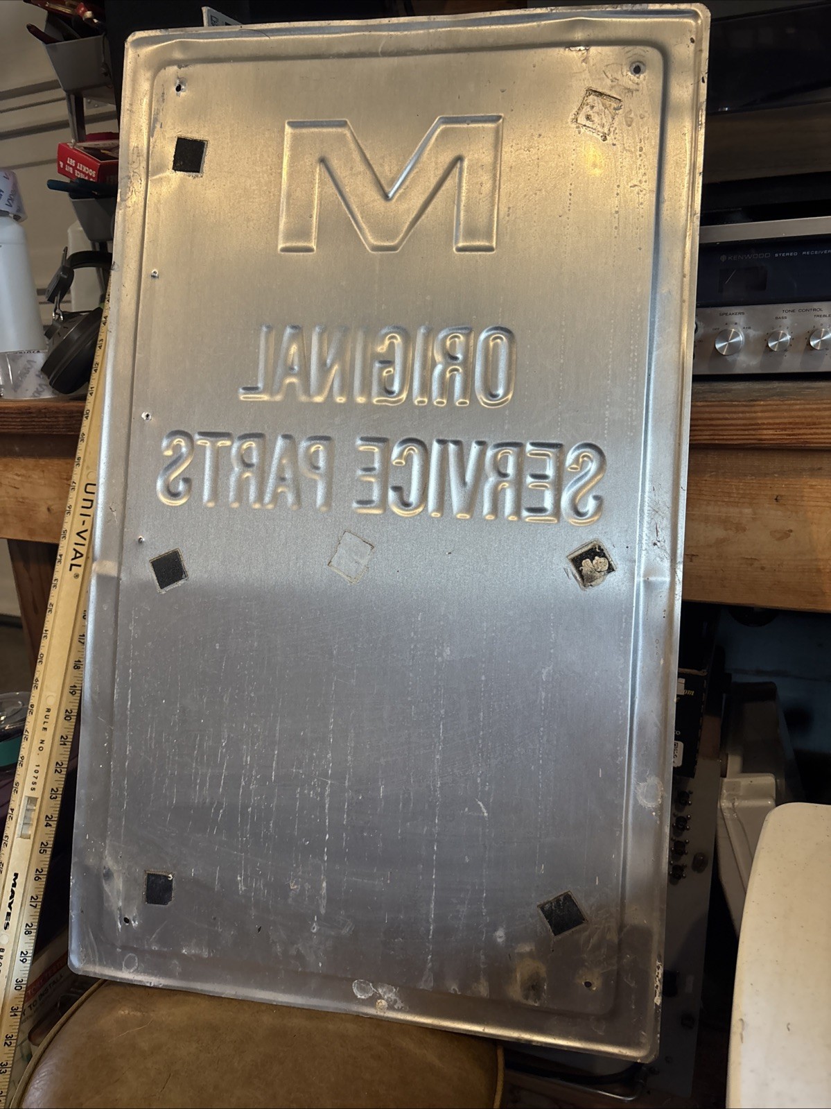 Vintage Original Murray Lawn Mower Wall Decor Sign – 18″x30″ – Collectible Shop