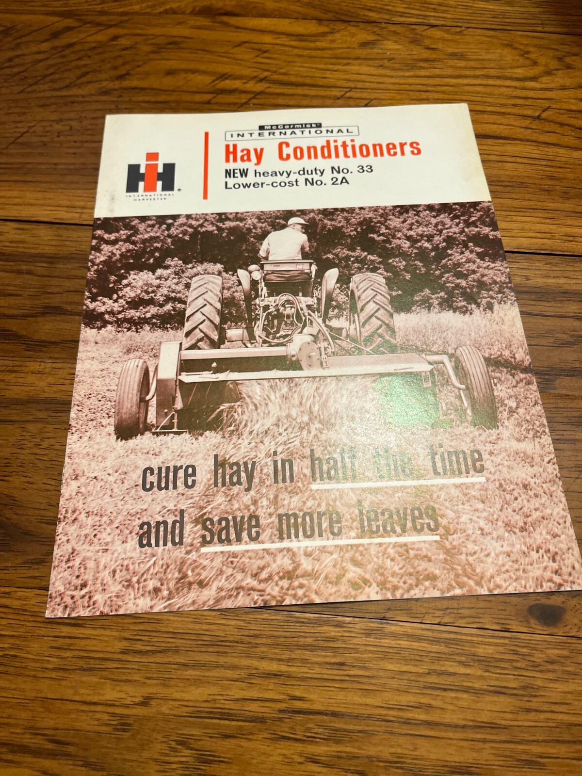 International Harvester 33 2A Hay Conditioners For 1963 Brochure FCCA