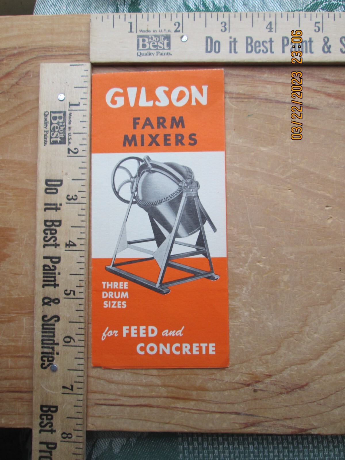gilson farm mixers for feed & concrete brochure