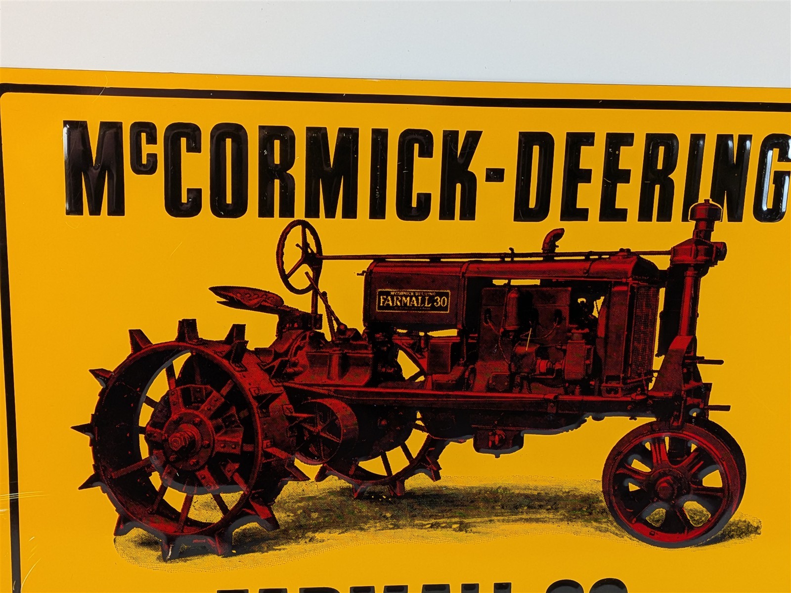 McCormick-Deering Farmall 30 Tractor 14″ Tin Sign