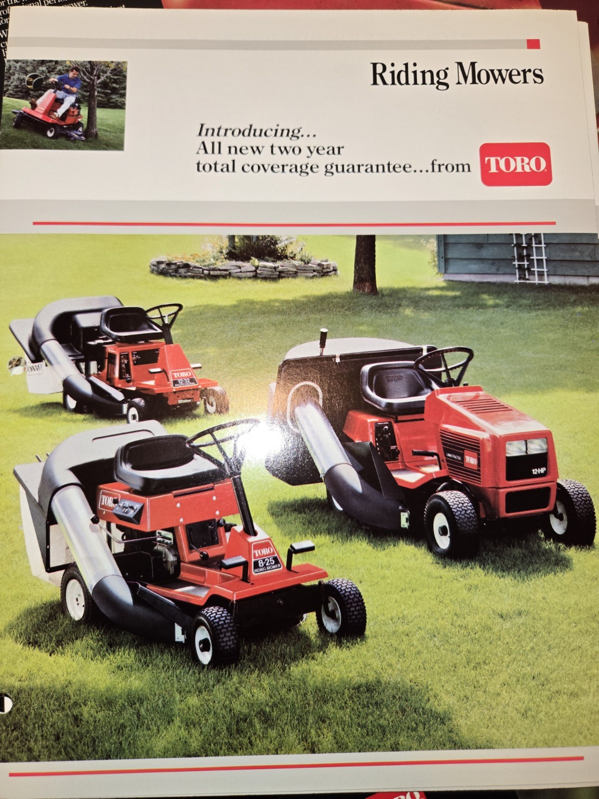 1987 TORO DEALERSHIP ADVERTISING 1987 FULL LINE MOWERS SNOW THROWER TRIMMERS ++