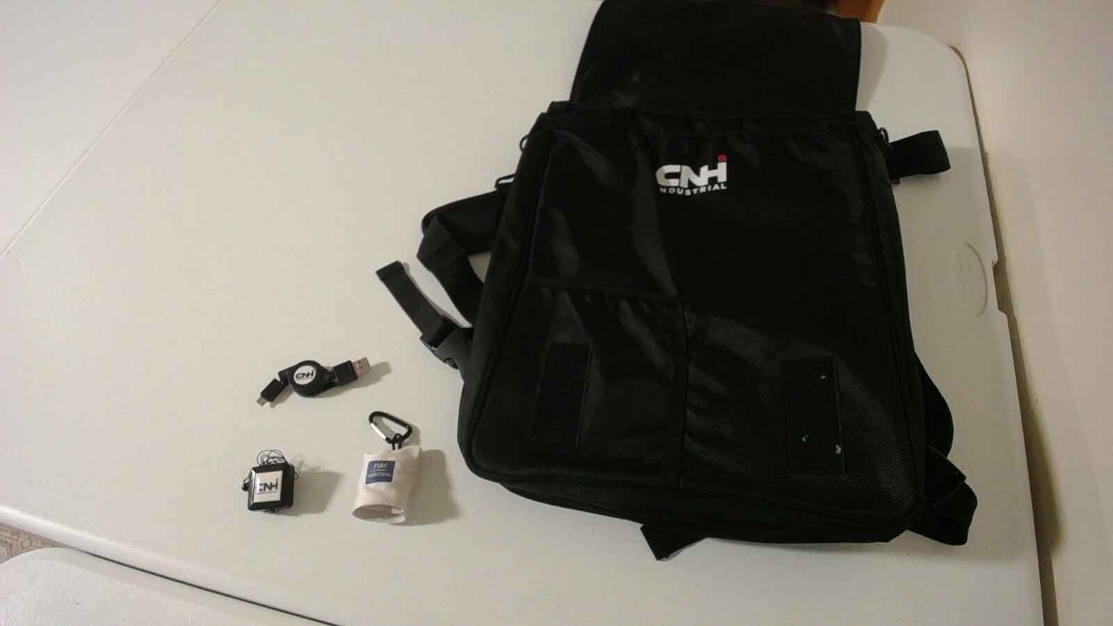 CNH Fiat Agriculture Advertising VERY RARE Employee Messenger Bag cross Backpack