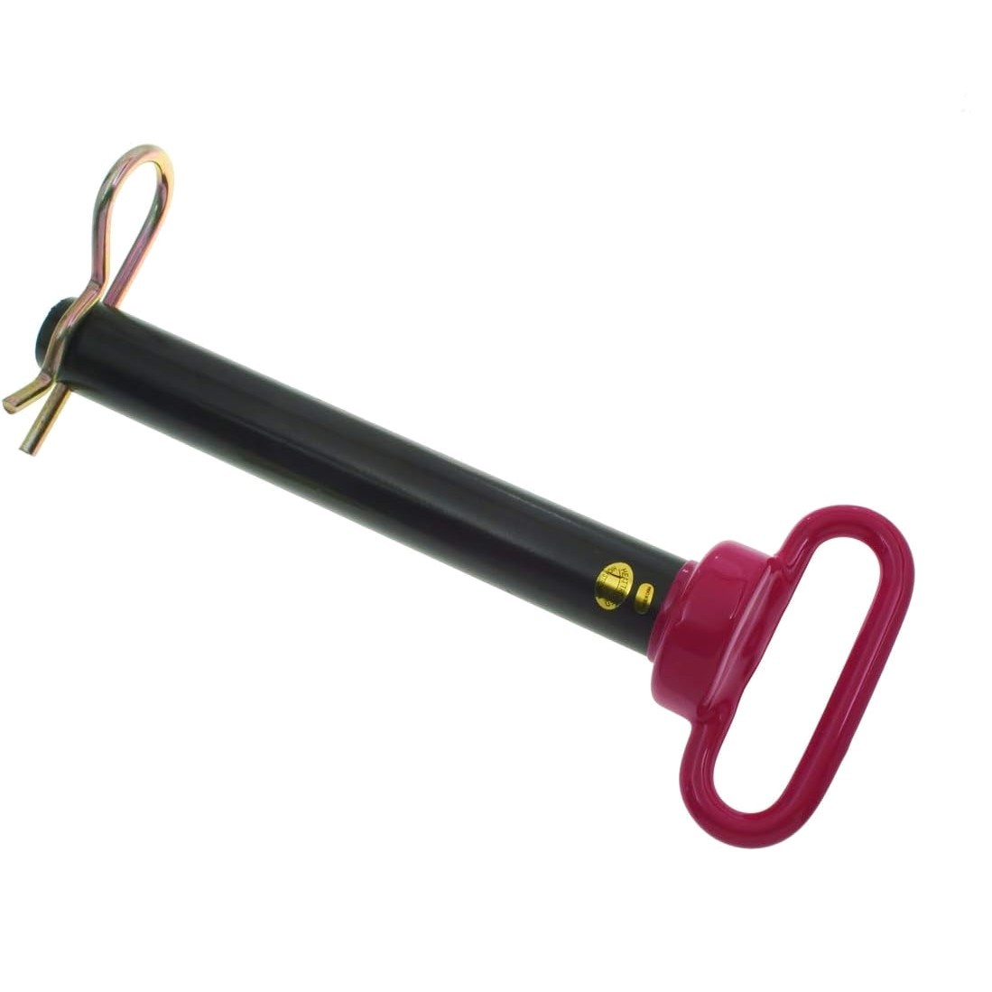 Red Vinyl Coated 1-1/4″ Hitch Pin – Forged Steel, 8-1/2″ Length for Tough Tasks