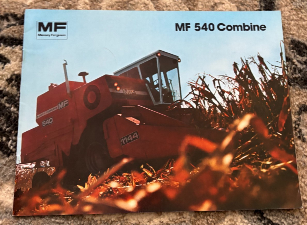 Massey Ferguson 540 Combine Brochure FCCA