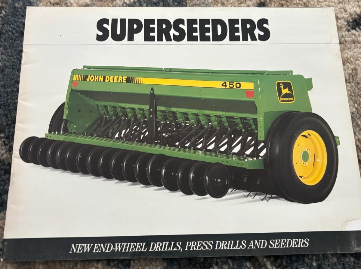 John Deere Drills Press Drills & Seeders For 1990 Brochure DCPA26