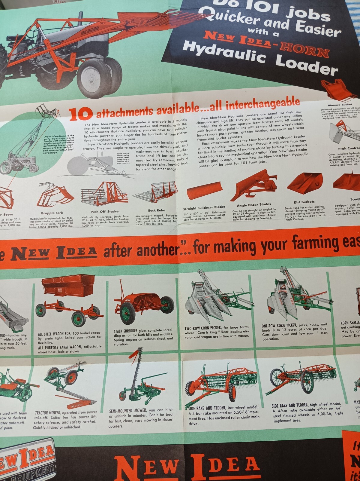 NEW IDEA “Two Big Steps toward Easier, More Profitable Farming” Mailer Ad