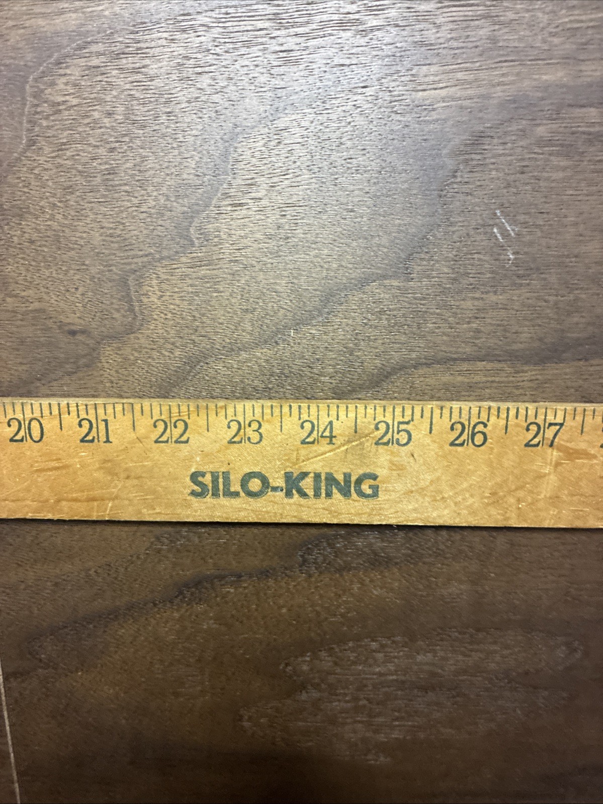 Vintage Advertising Wood Yardstick Agri-King Put It In The Puffer…Not The Gutter