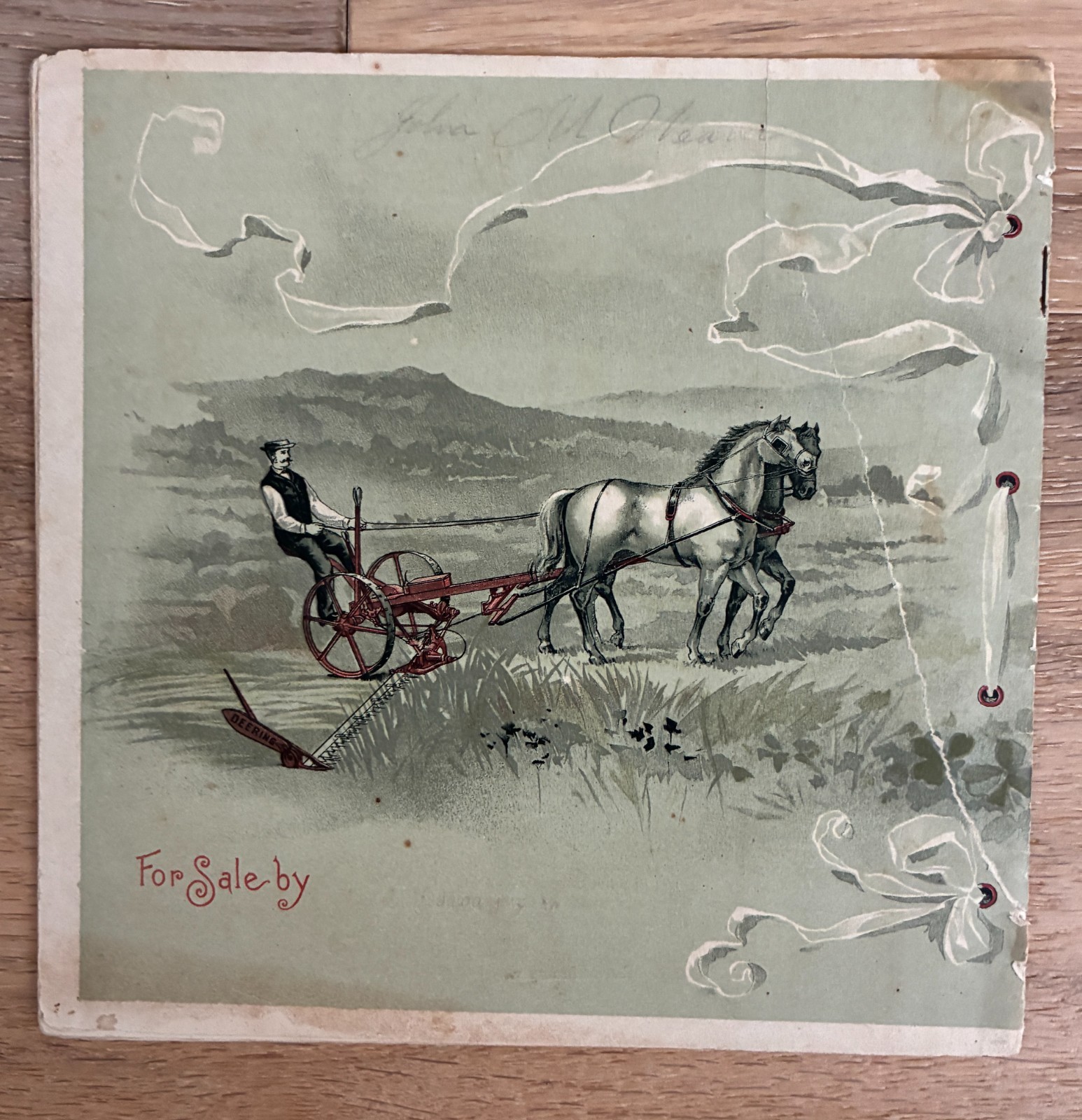 1890 Deering Grass Cutting Machinery Original Catalog