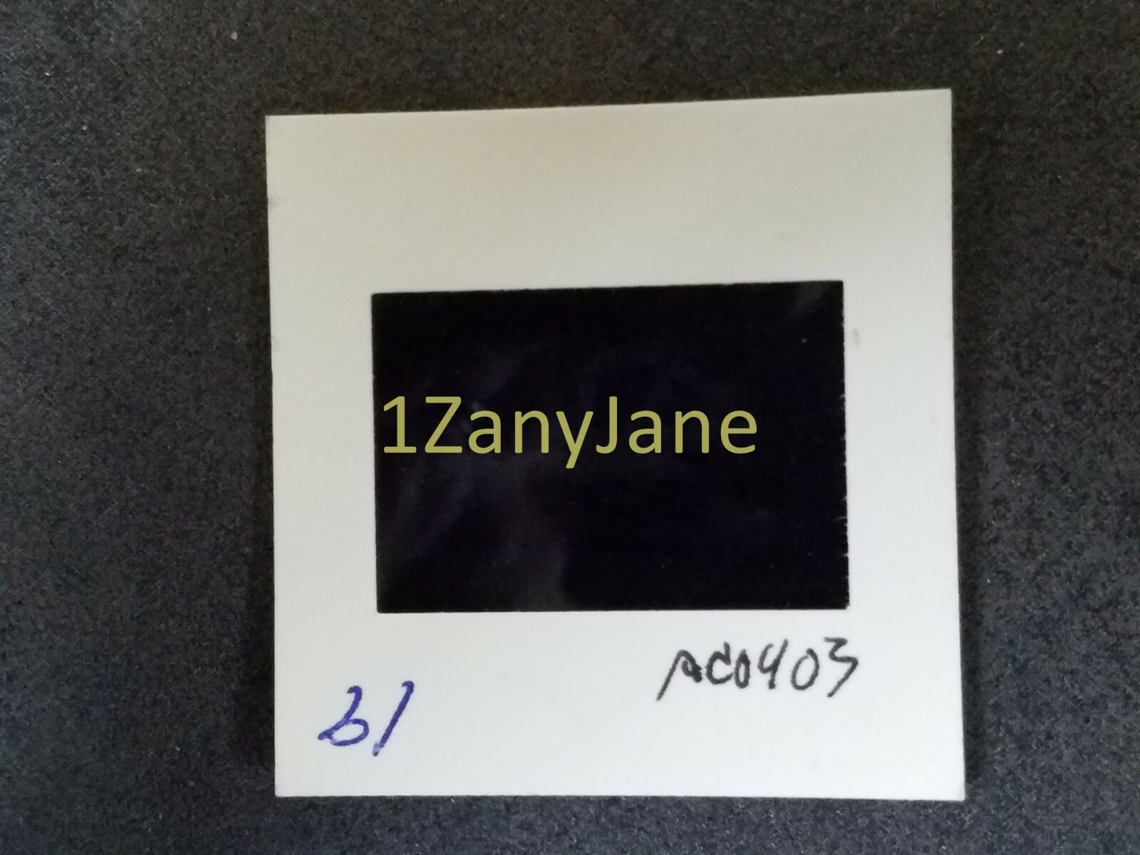 AC0403 35mm Slide of an ALLIS CHALMERS MEDIA FARM PLOW ATTACHMENT WHITE
