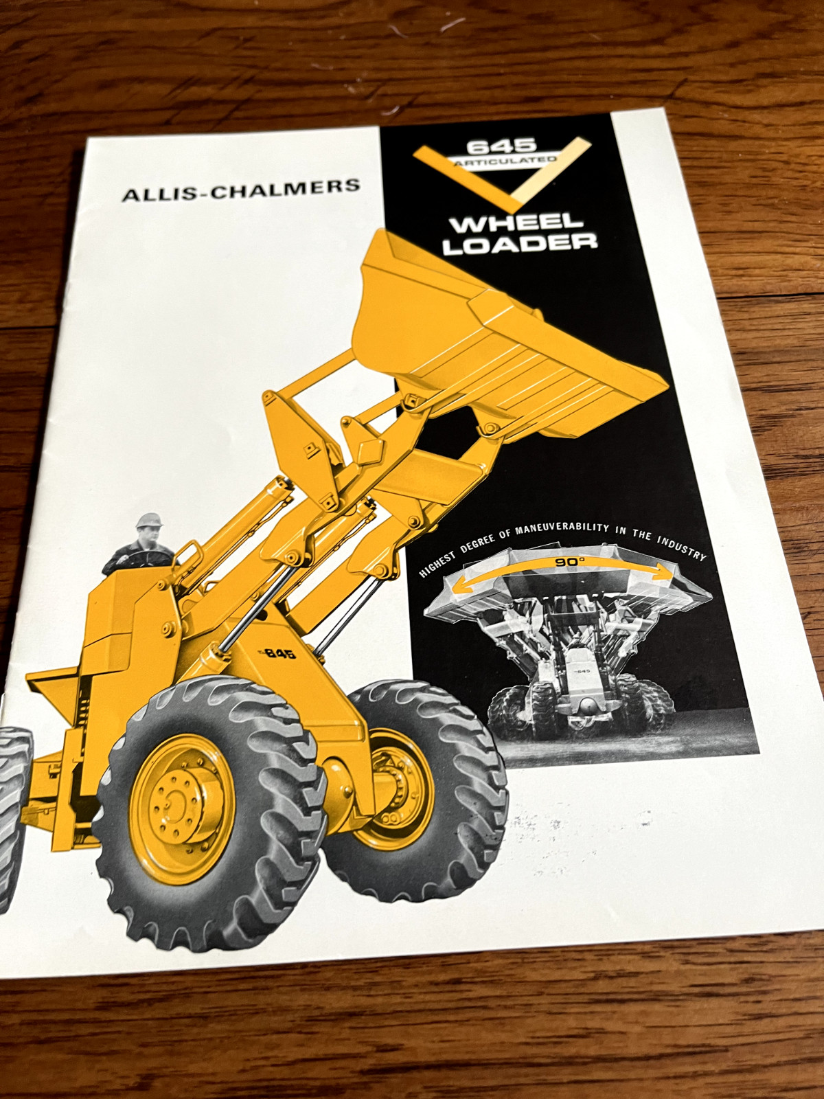 Allis Chalmers 645 Wheel Loader For 1967 Brochure FCCA