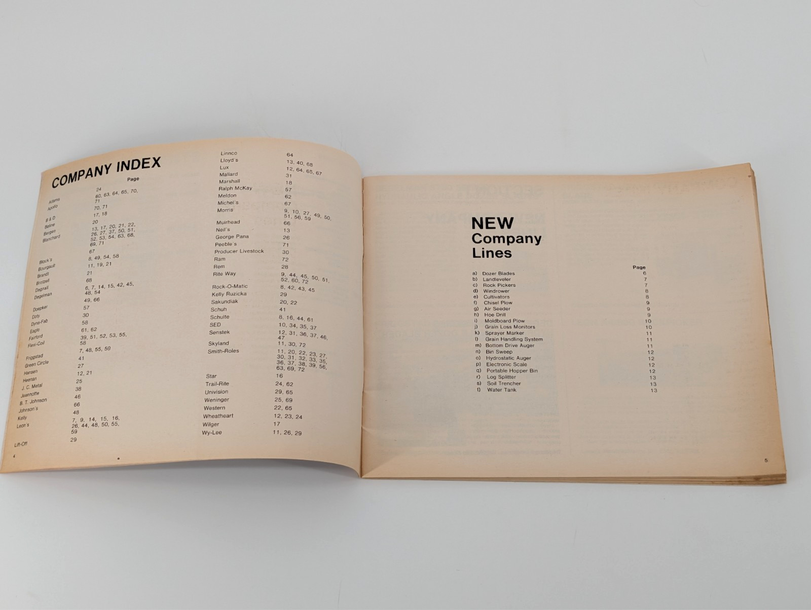 Saskatchewan Implement Buyer’s Guide 1982 Industry and Commerce Catalog