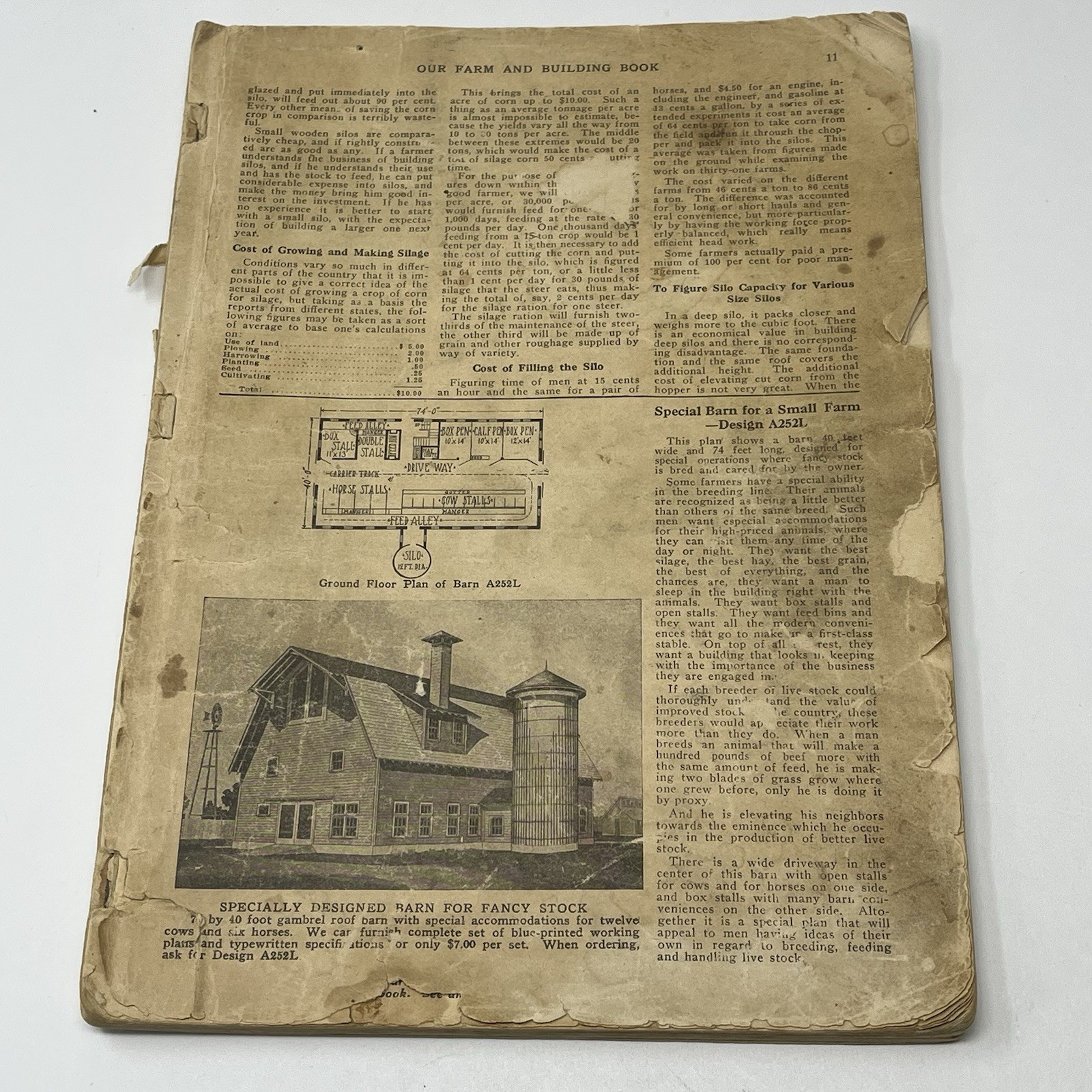 1920’s Blueprint Plans Catalog Barns Homes Farm Dairy Cattle Horse Hogs Orchard