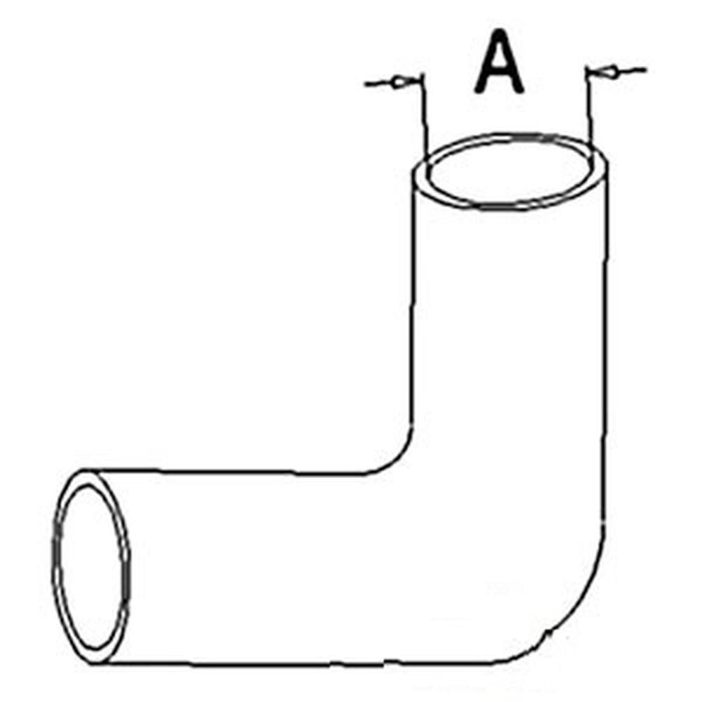 157434A New Top Radiator Hose for Oliver White 1650 1655 2-70 1850 2-78 4-78