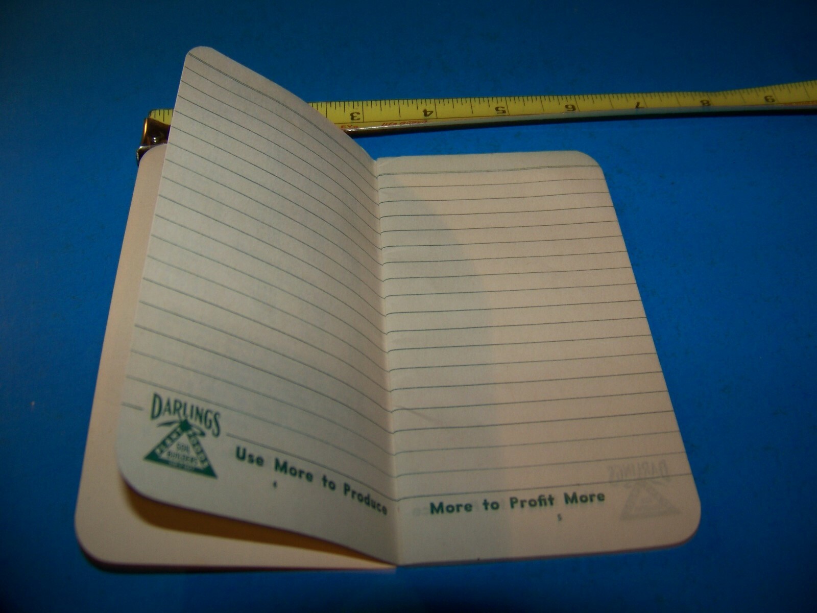 Darling’s Plant Foods Soil Builders “Daily Reminder” Memo Booklet Vintage 1955