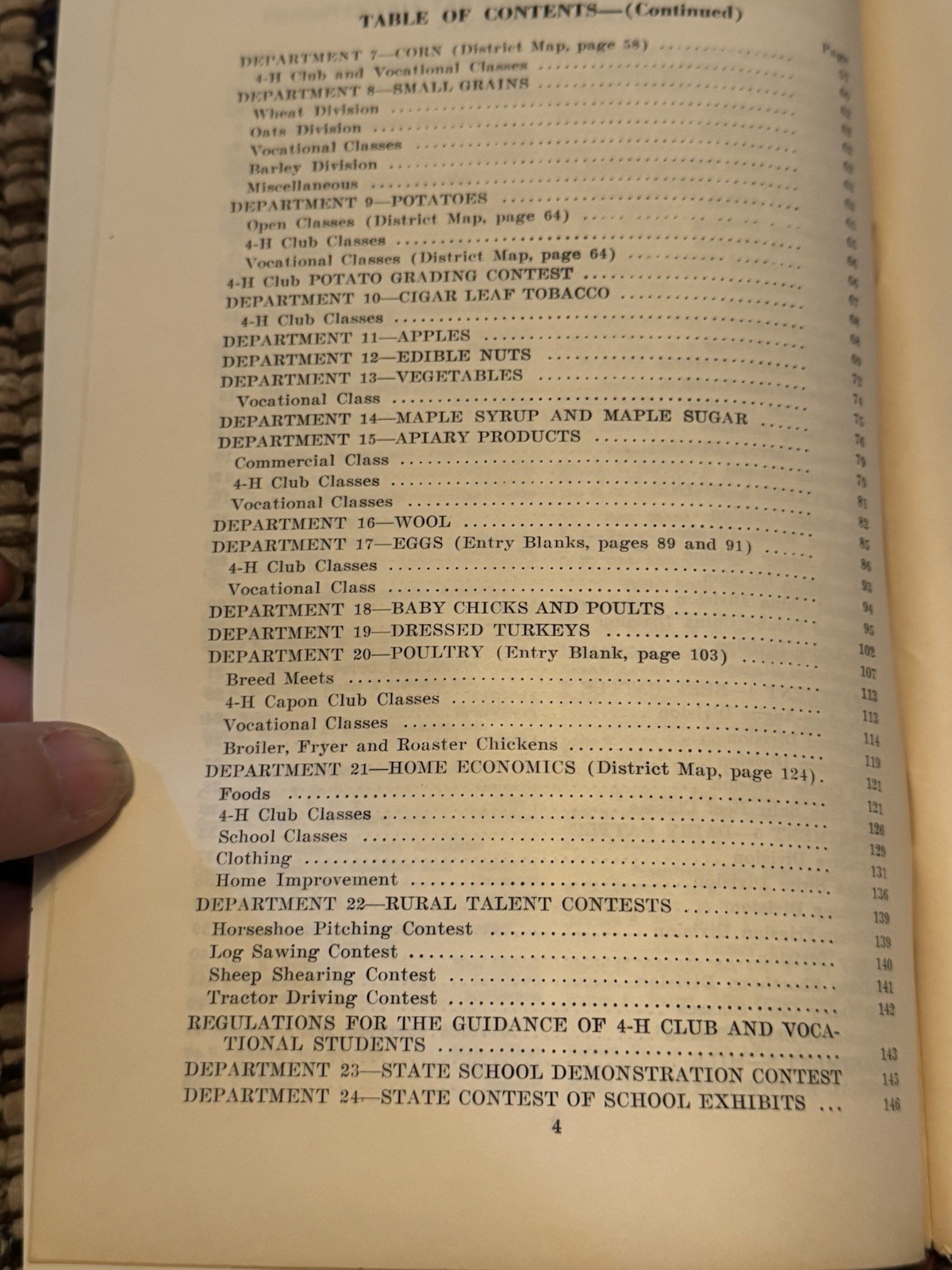 Pennsylvania State Farm Show Premium List January 12-16 1953