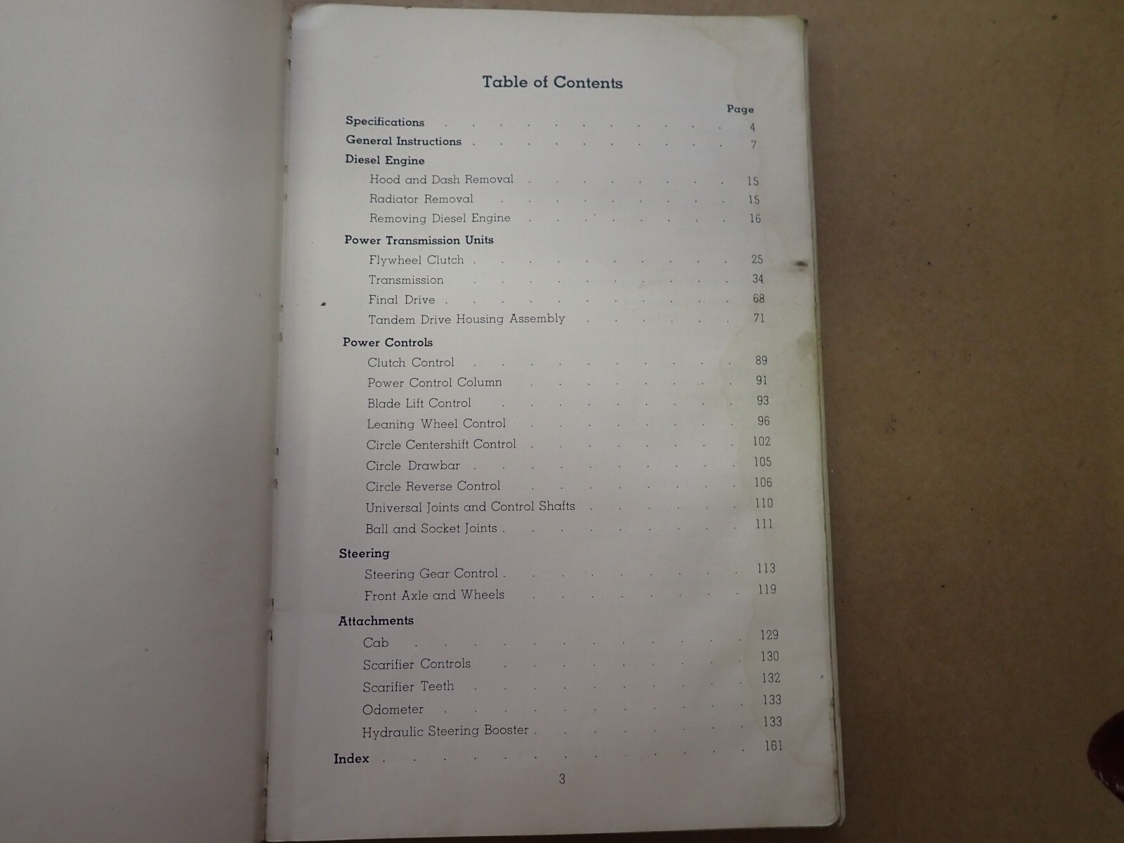 Original 1955 Caterpillar 12 Serviceman’s Reference Book Maintenence Manual