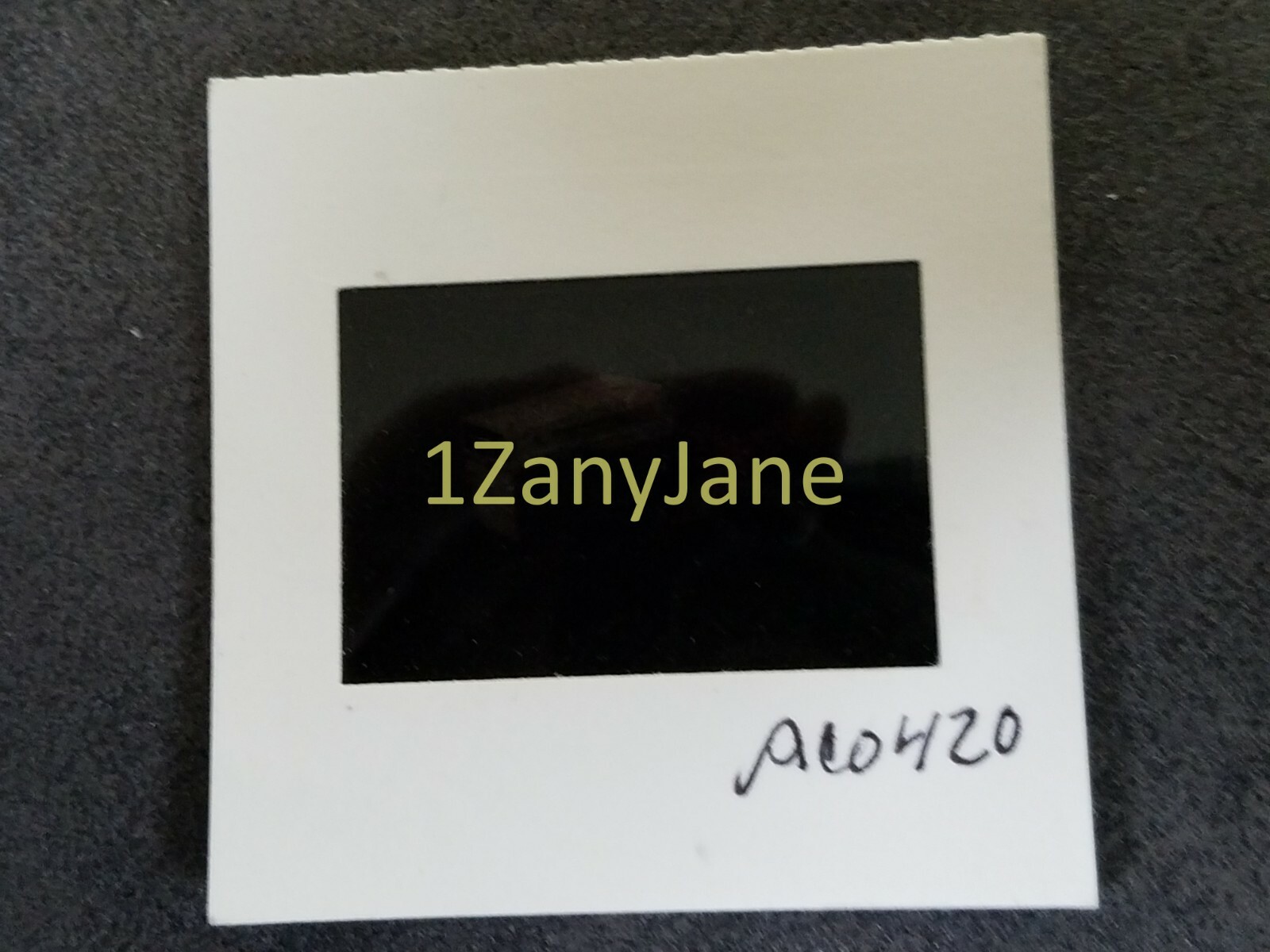 AC0420 35mm Slide of an ALLIS CHALMERS MEDIA 410 Riding Mower MEDIA SLIDE