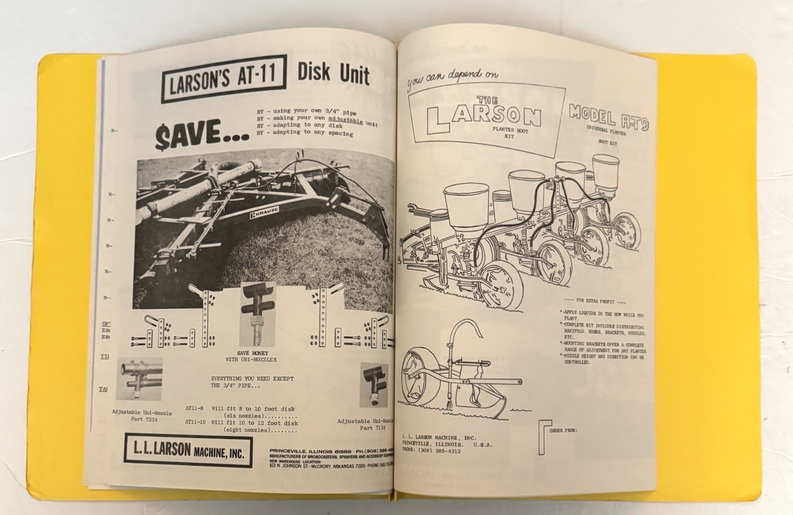 Vintage 1979 Larson Machine Catalog Agricultural Farming Equipment Catalog Price