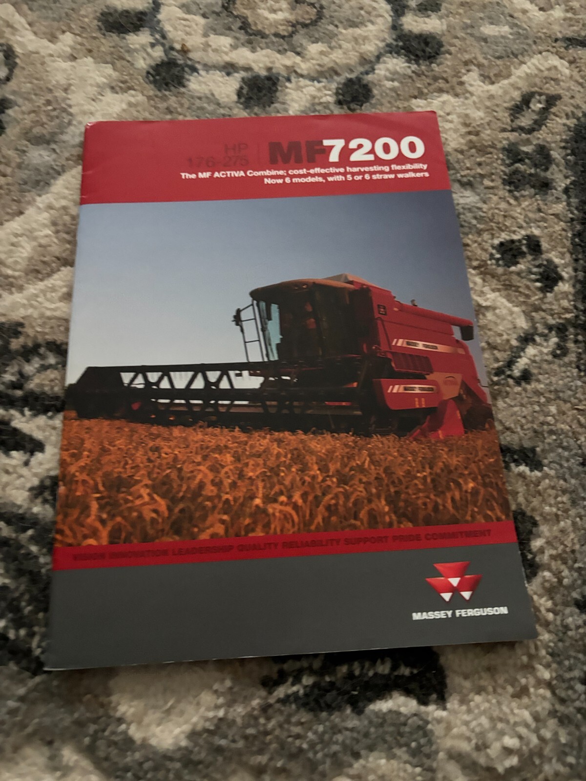 Massey Ferguson 7240 7244 7245 7246 7247 Combine Brochure FCCA25