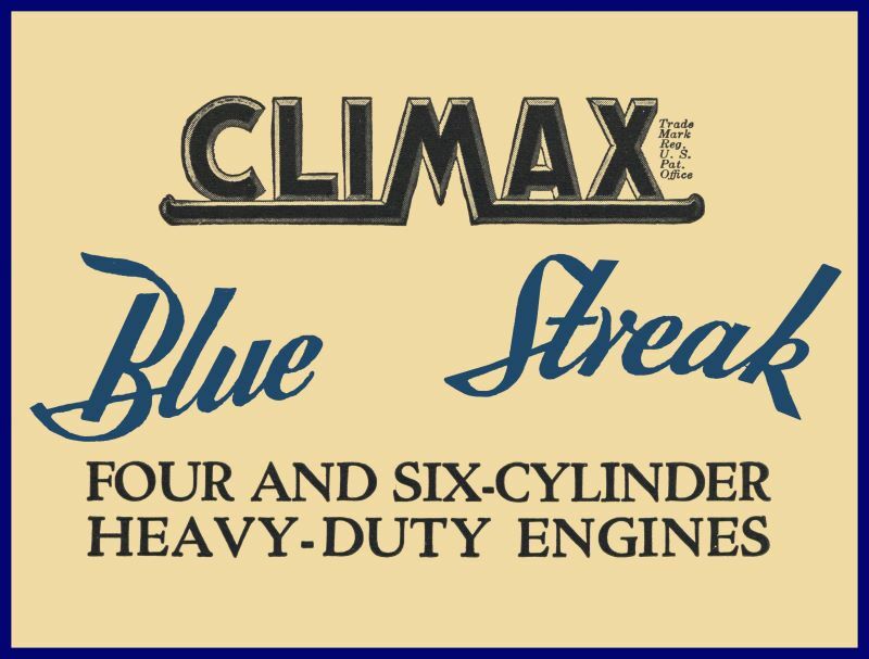 1928 Climax Blue Streak Engines NEW Metal Sign 24″x30″ USA STEEL XL Size 7 lb