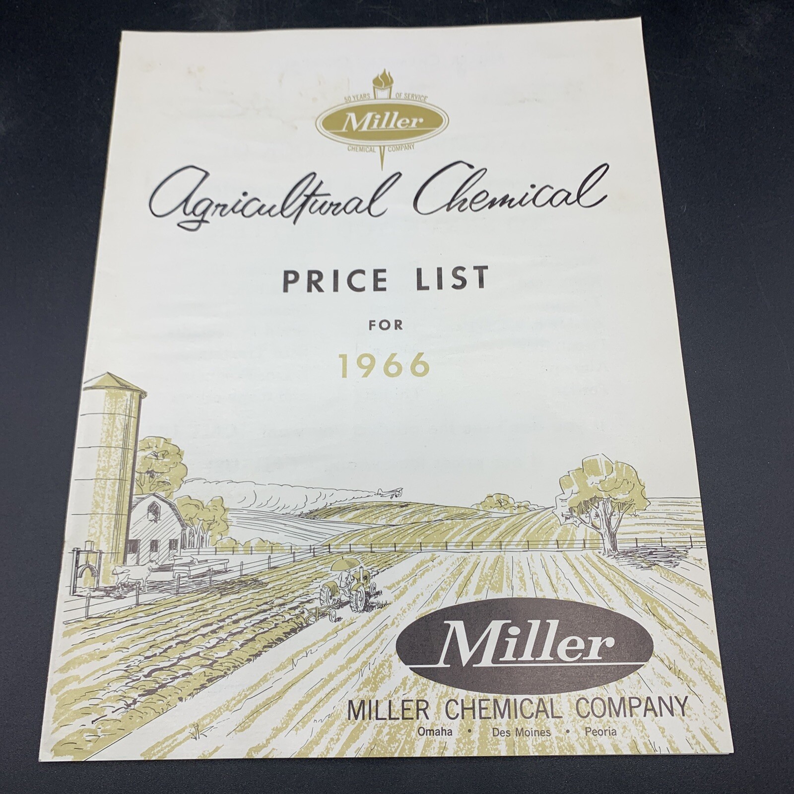 Lot 1960’s Miller Chemical Co Dealer Catalog & Price List-Home/Farm/Livestock