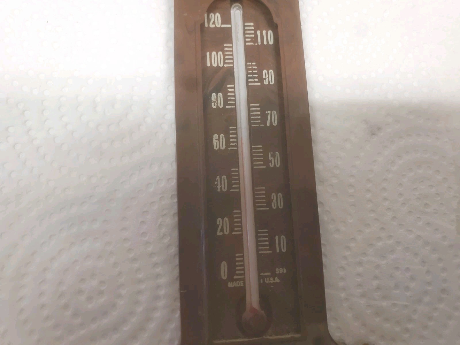 9″ Plastic Thermometer Mike Dailey F S salesman Waverly Iowa Farm Service