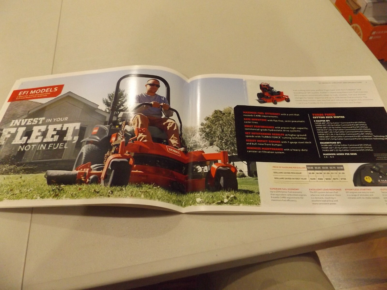 TORO COMMERCIAL LANDSCRAPE EQUIPMENT, LIT. # 490-8758 2014