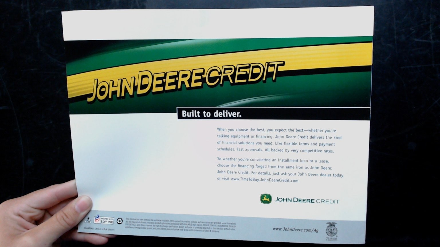 John Deere 6003 Series Brochure 85-95 HP Tractors Agriculture Collectible