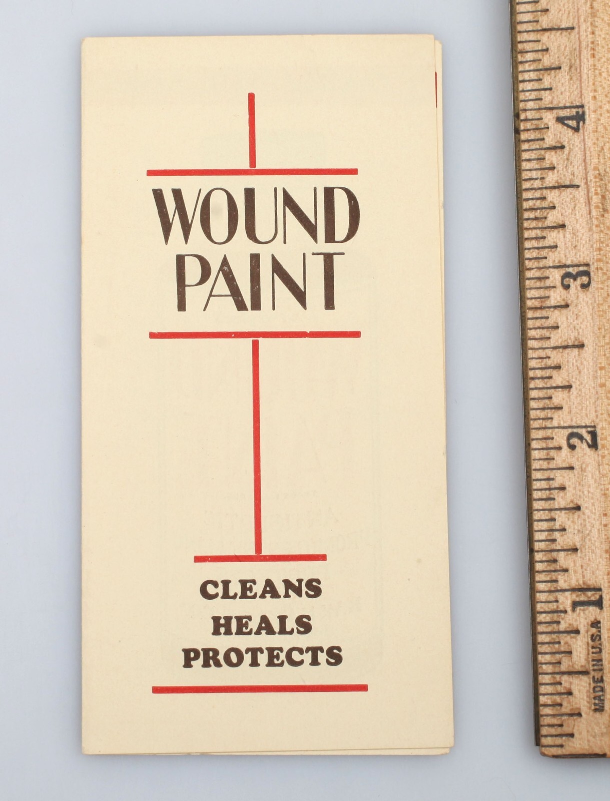 Vintage Dr. Naylor’s Wound Paint Brochure Morris New York Vet Medicine