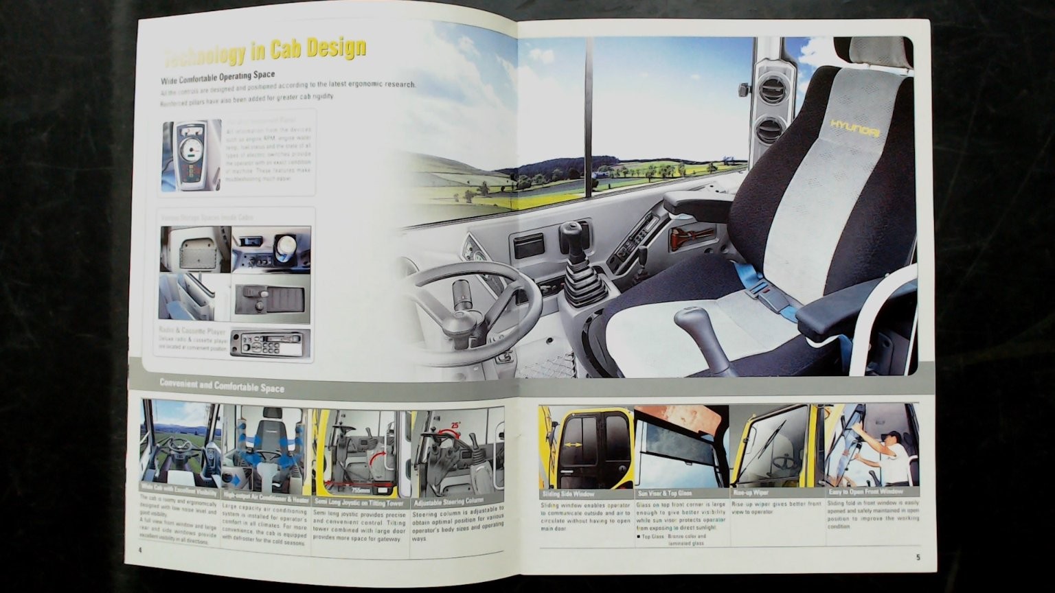 Hyundai Robex 55W-7 Mini Excavator Brochure 2005 Construction Equipment