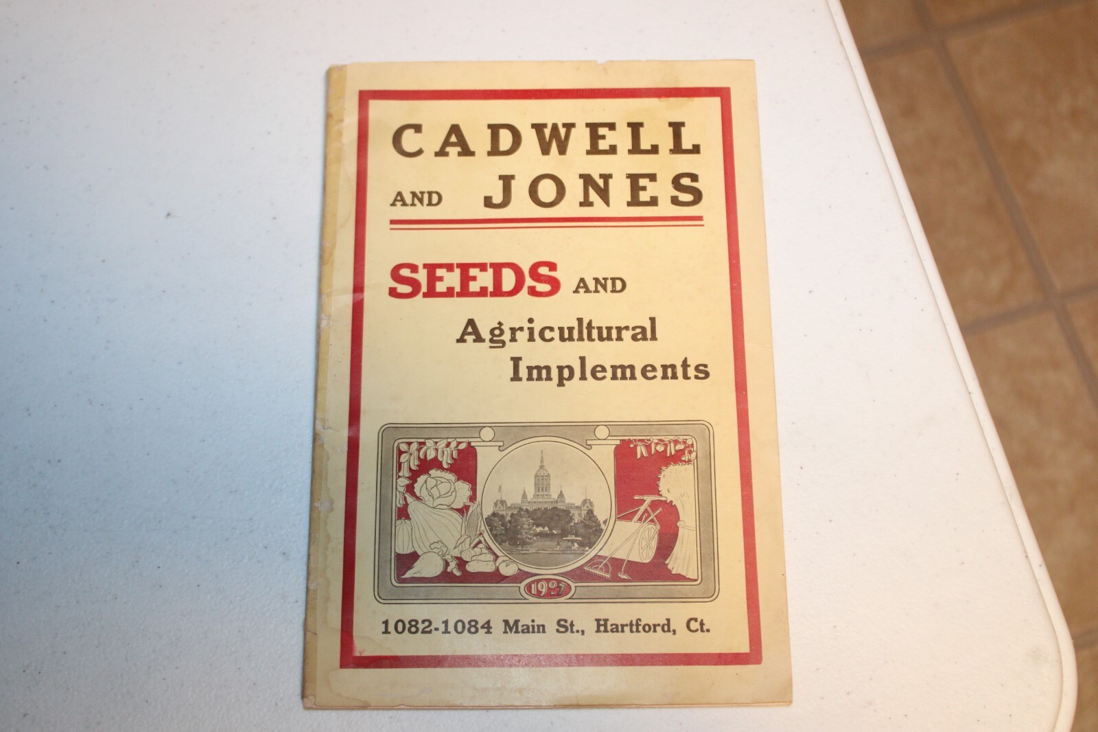 Vtg 1904 Advertising Catalog Caldwell & Jones Seeds & Agricultural Implements