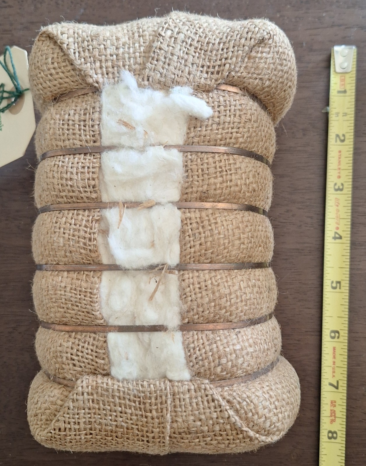 ARIZONA COTTON BALE SOUVENIR-VINTAGE 7″ HIGH WIRE BANDED PIMA COTTON-ADORABLE PC